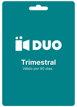 Recarga cineduo- Trimestral
